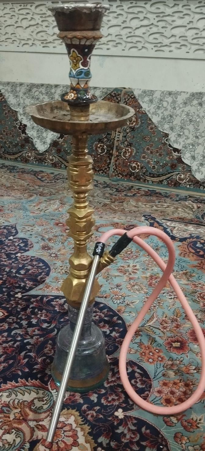 قلیون تنه برنجی باکیف حمل|کلکسیون و سرگرمی|تهران, شمشیری|دیوار
