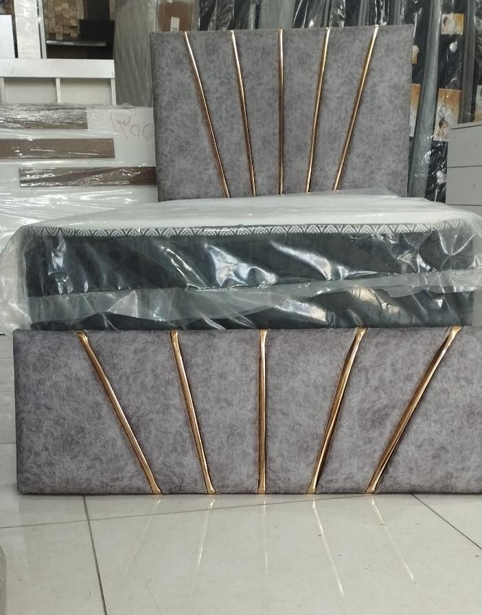 تخت خواب یک نفره چستر پارچه ای|تخت و سرویس خواب|خمینیشهر, |دیوار