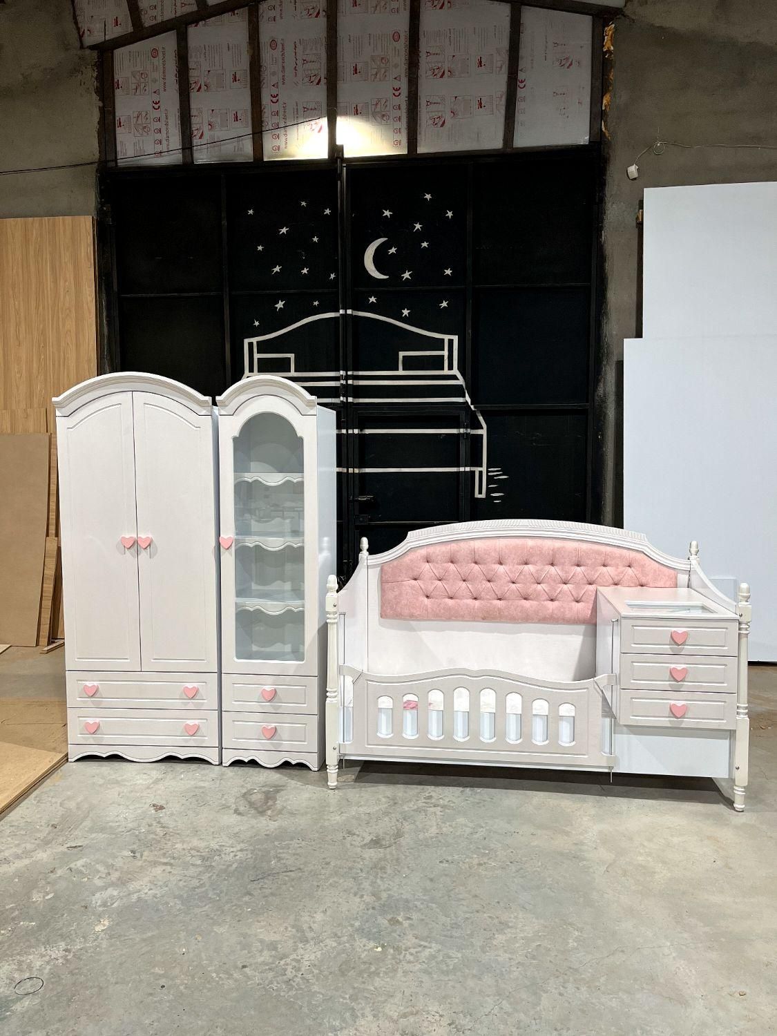 سرویس دیانا/تخت کاناپه/سرویس نوزاد و نوجوان|تخت و سرویس خواب|مشهد, خین عرب|دیوار