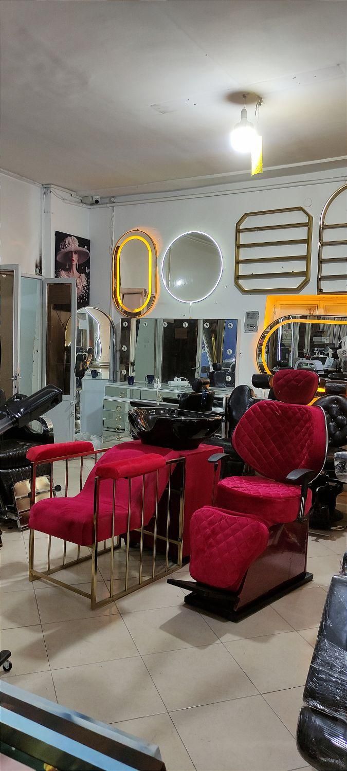 تابوره،ست کف سابی و تمامی تجهیزات آرایشگاهی|آرایشگاه و سالن‌های زیبایی|کرمان, |دیوار