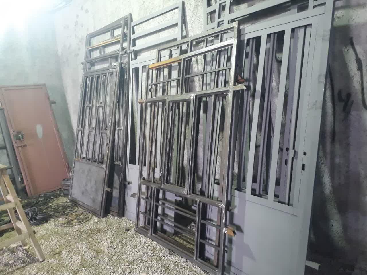 درب هال پنجره طرح فرفوژه کدL|مصالح و تجهیزات ساختمان|اهواز, زرگان|دیوار