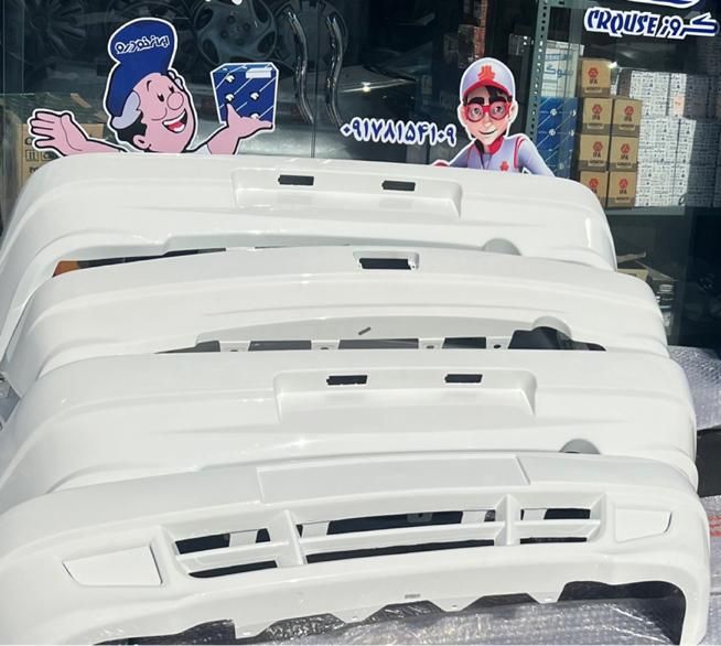 سپر گلگیر کاپوت رنگی پراید 111و 132و تیبا سفید|قطعات یدکی و لوازم جانبی|شیراز, کوی زهرا|دیوار