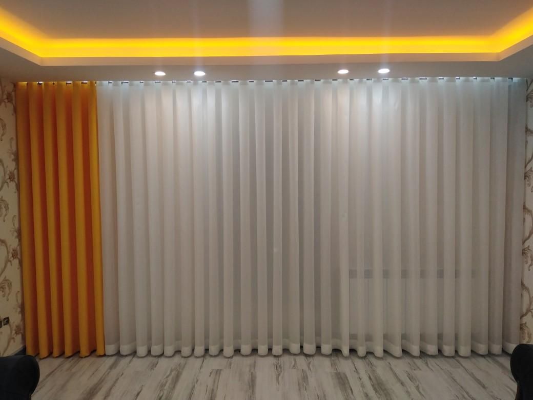 پرده حریر و زیر پرده|خدمات پیشه و مهارت|سنندج, |دیوار