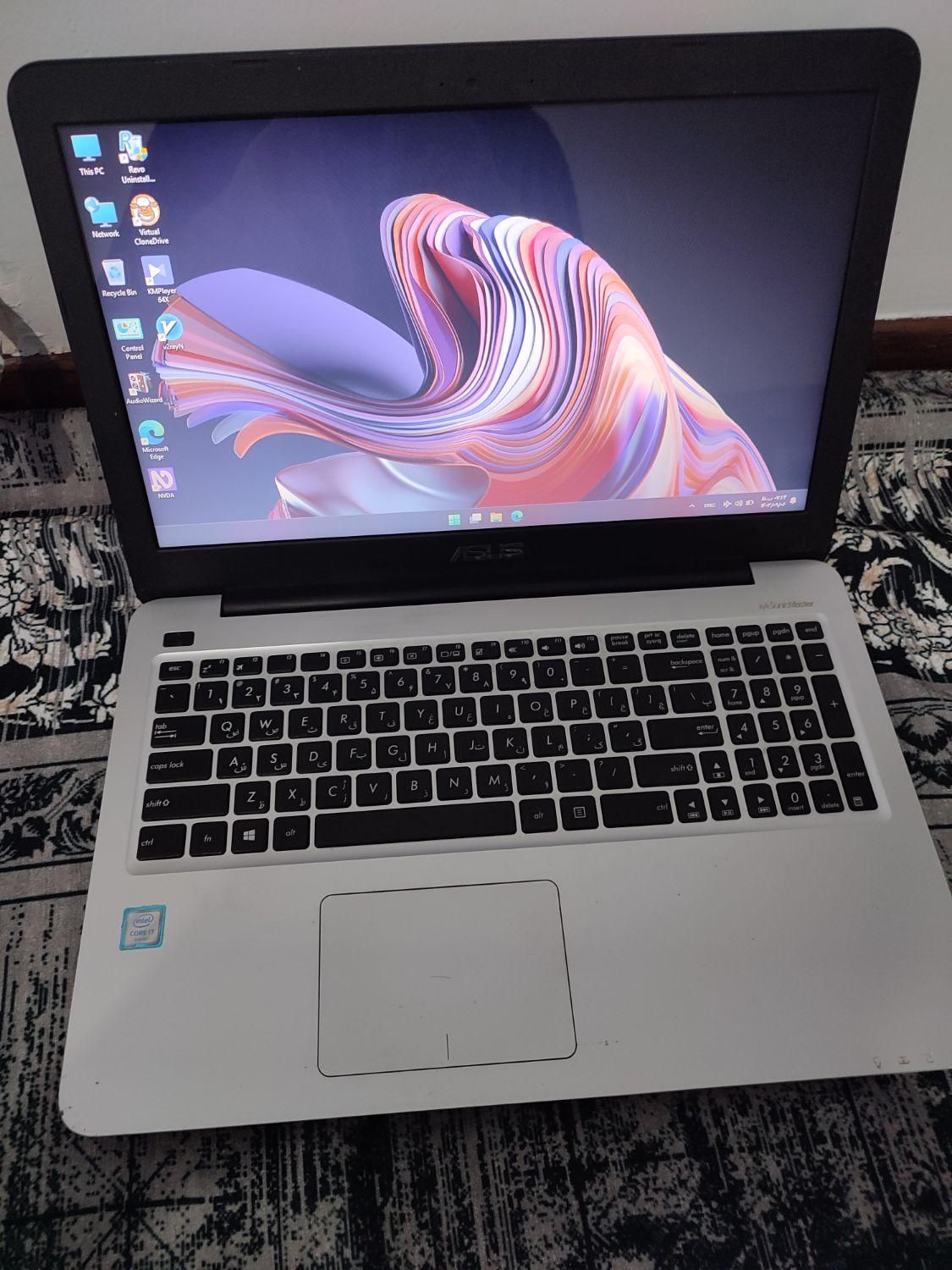 لپ تاپ asus k556 i7نسل۶vga g-force940|رایانه همراه|کرج, شهرک ابریشم|دیوار