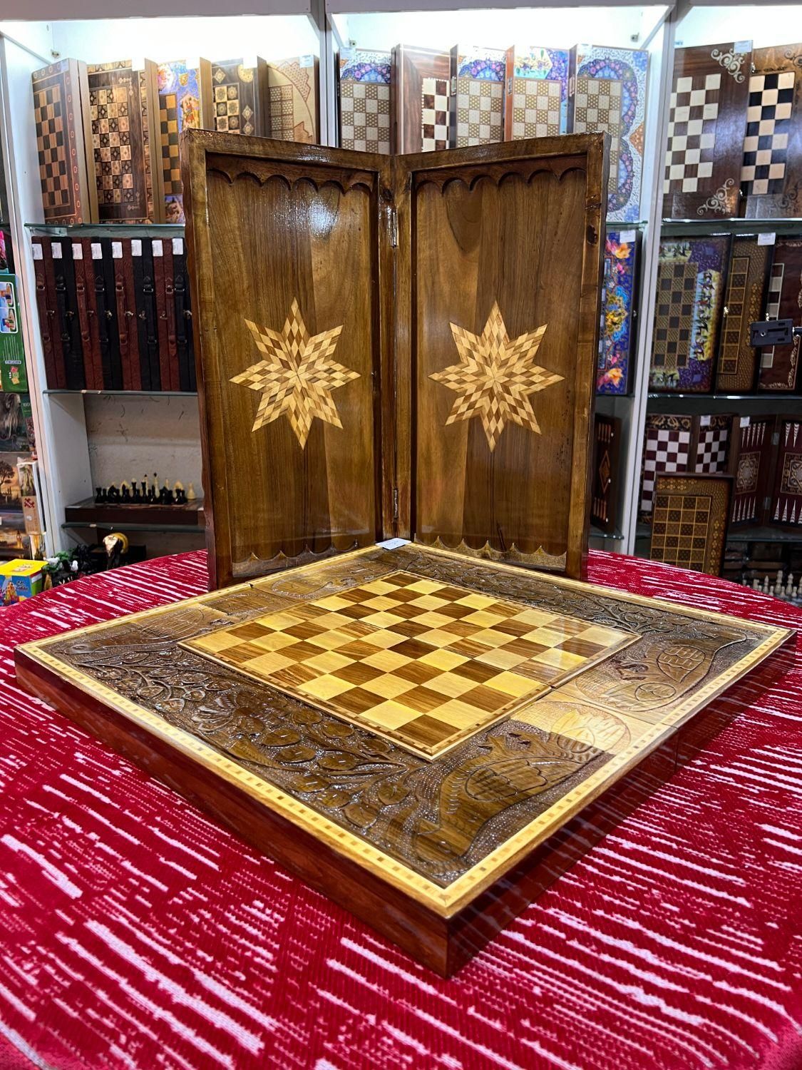 فروش تخته نرد تمام گردو دست ساز معرق|اسباببازی|تهران, امام زاده حسن|دیوار