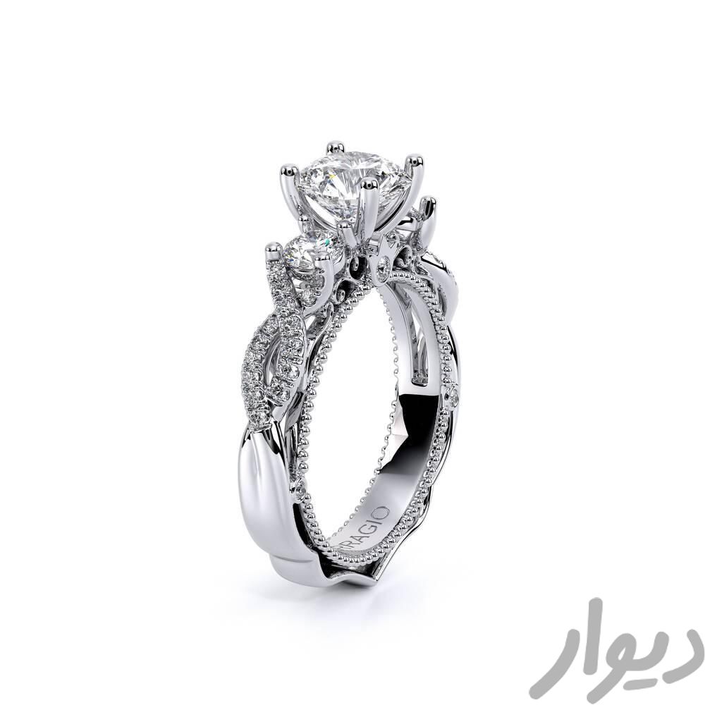 حلقه جواهر الماس معدنی نیم قیراطی|جواهرات|تهران, ایوانک|دیوار