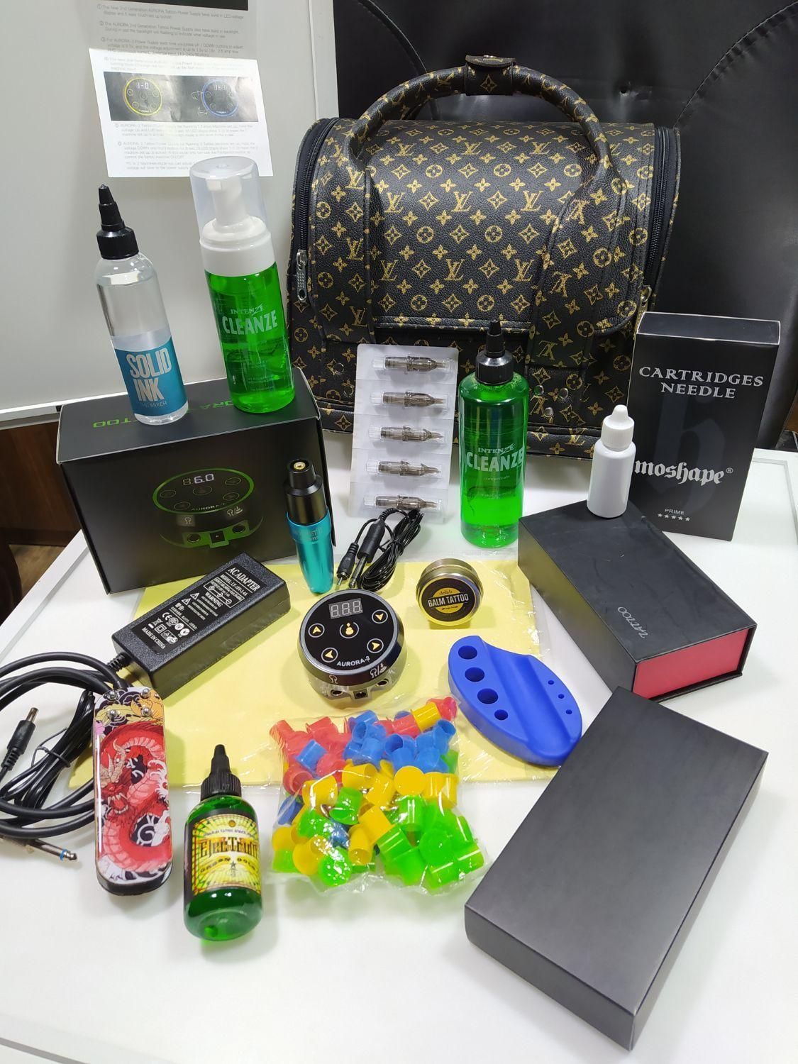 پکیج کامل دستگاه تاتو پن بدن/آموزش/وسایل/پک راکت|آرایشی، بهداشتی، درمانی|تهران, فردوسی|دیوار