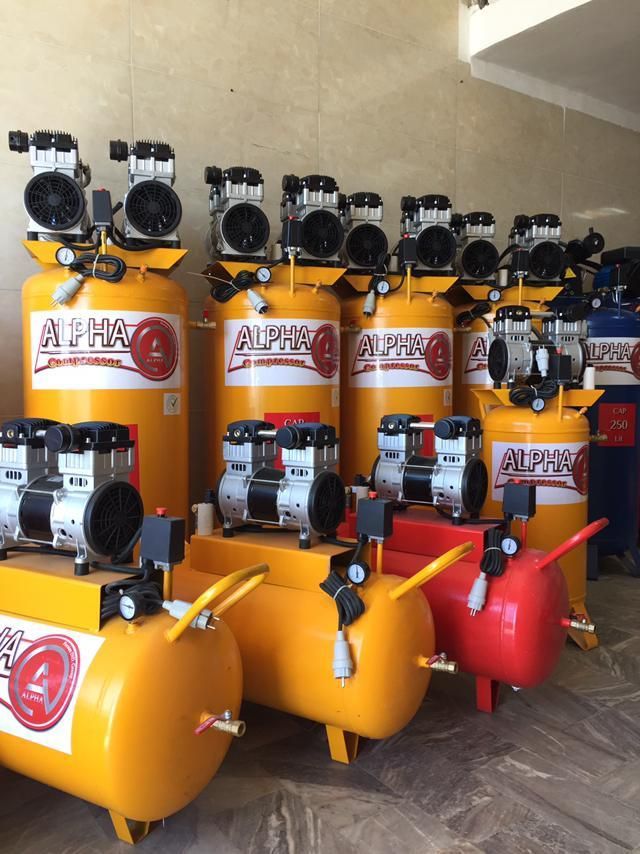 پمپ باد بی صدا چهار سیلندر compressor alpha|ماشینآلات صنعتی|تهران, دولتخواه جنوبی|دیوار