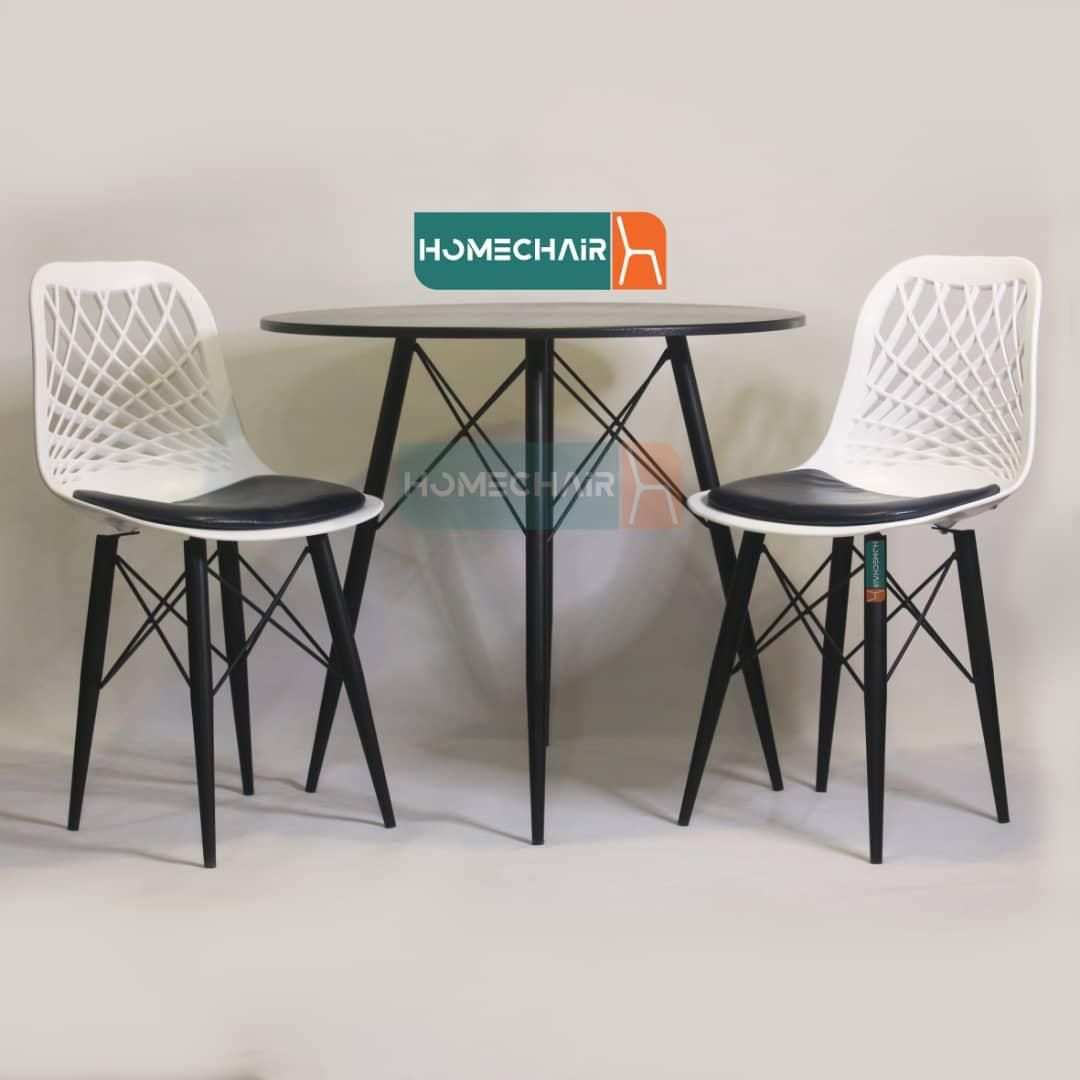 میز و صندلی دو نفره دایانا پایه آهنی صادراتی|میز و صندلی غذاخوری|کرمان, |دیوار