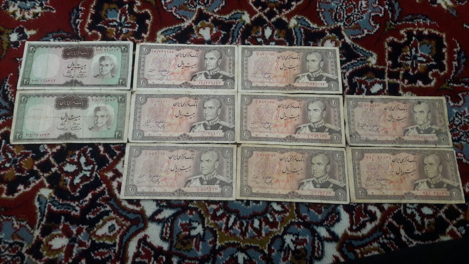 فروش اسکناس شاهی وخارجی وسکه جهوری|کلکسیون سکه، تمبر، اسکناس|اردبیل, |دیوار
