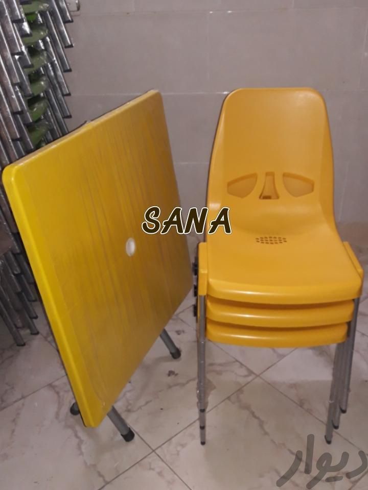 میز و صندلی پلاستیکی ناهارخوری|صندلی و نیمکت|تهران, جیحون|دیوار