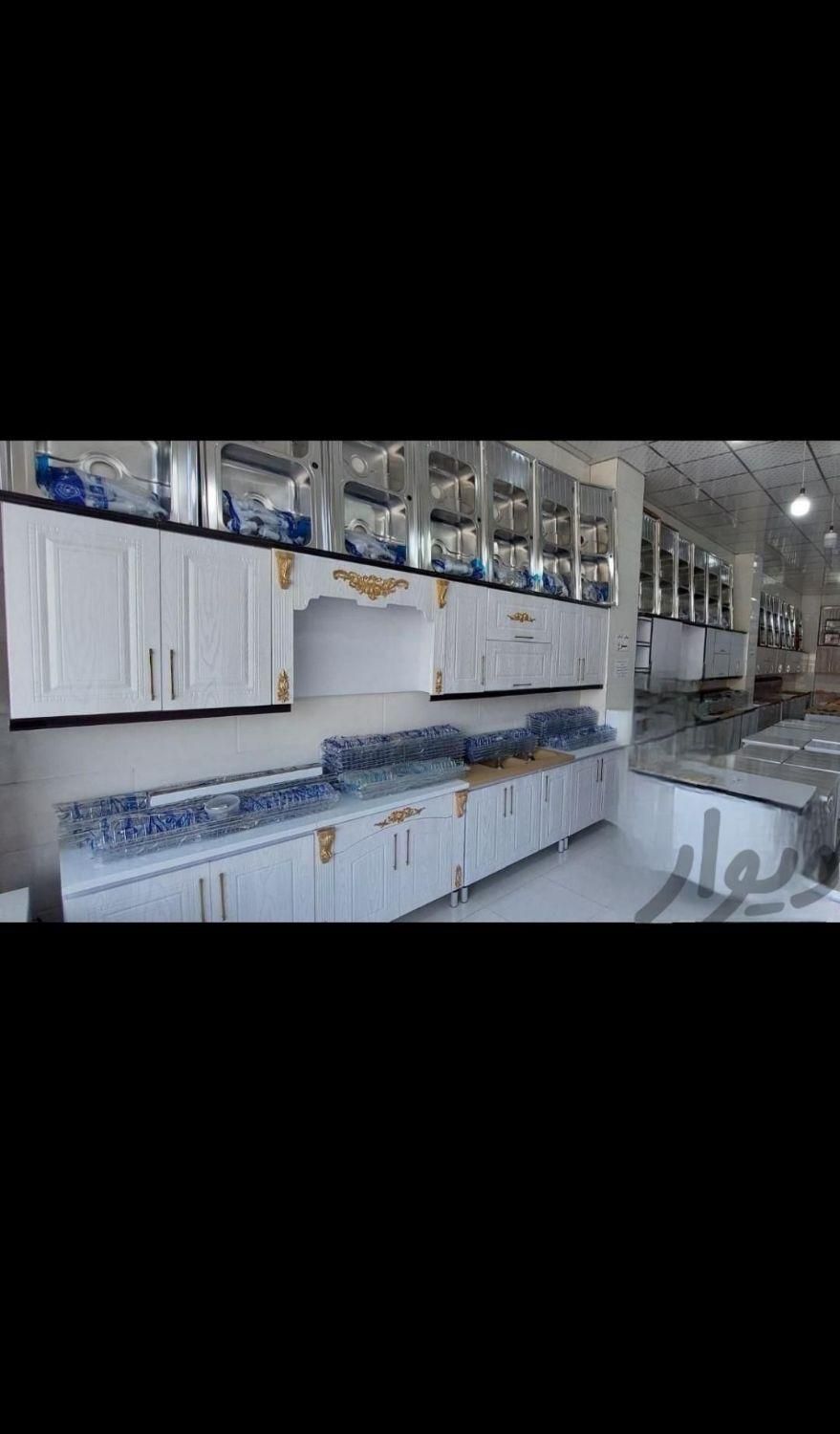 کابینت ام دی اف فلز  کابین آماده/مدرن شیک مناسب|مصالح و تجهیزات ساختمان|اصفهان, تخت فولاد|دیوار