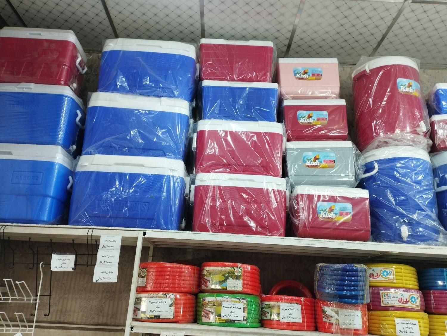 پخش عمده و تک انواع یخدان پلاستیکی با دوام بالا|ظروف نگهدارنده، پلاستیکی، یک‌بارمصرف|مشهد, پورسینا|دیوار