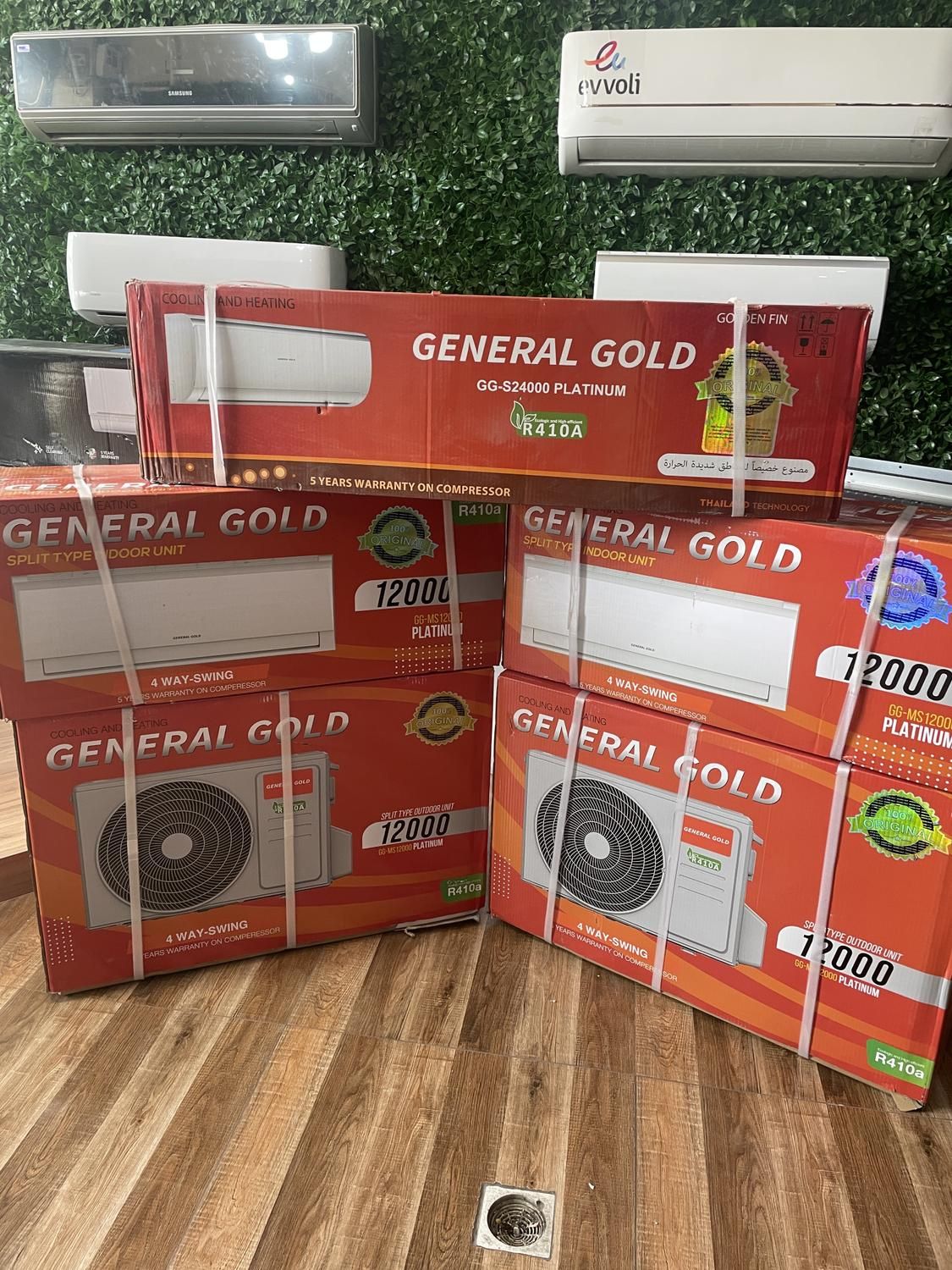 کولر گازی جنرال گلد۱۸ هزار مدل GG.S18000 PLATINIUM|کولر گازی و فن‌کوئل|کرج, گوهردشت|دیوار