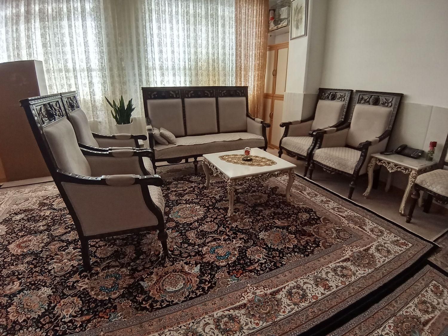 مبلمان چوب راش|مبلمان خانگی و میز عسلی|قم, چهار مردان|دیوار