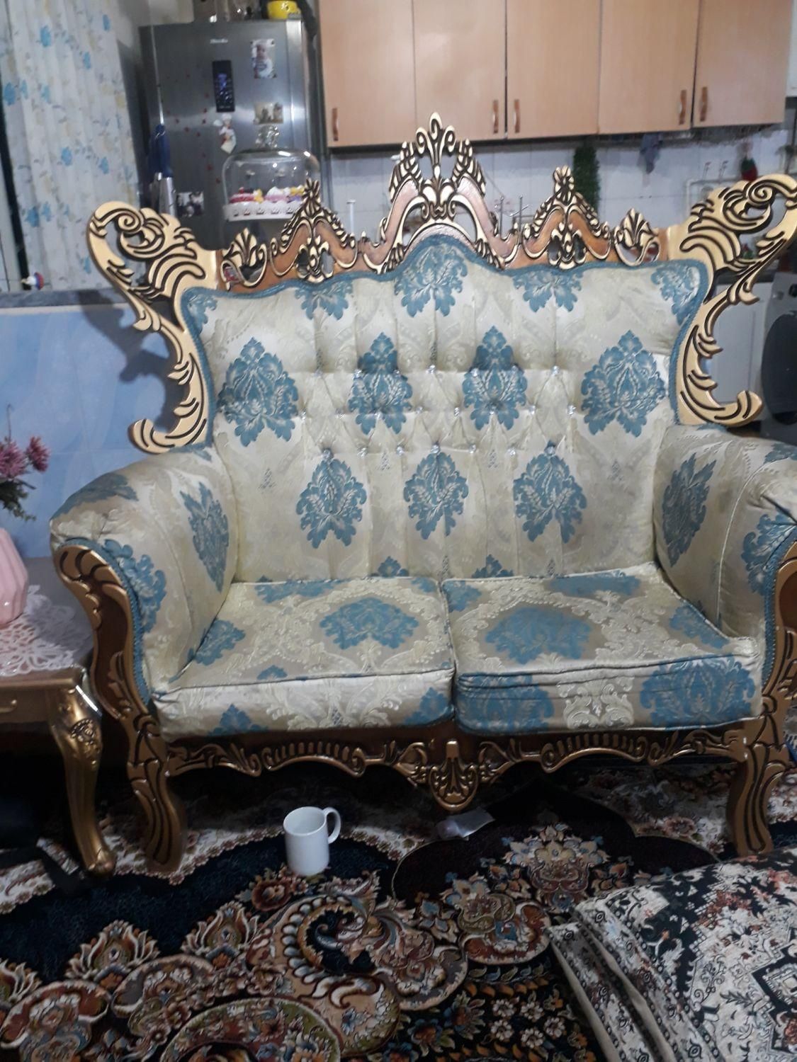 مبل ۷ نفره سلطنتی|مبلمان خانگی و میز عسلی|فردیس, |دیوار