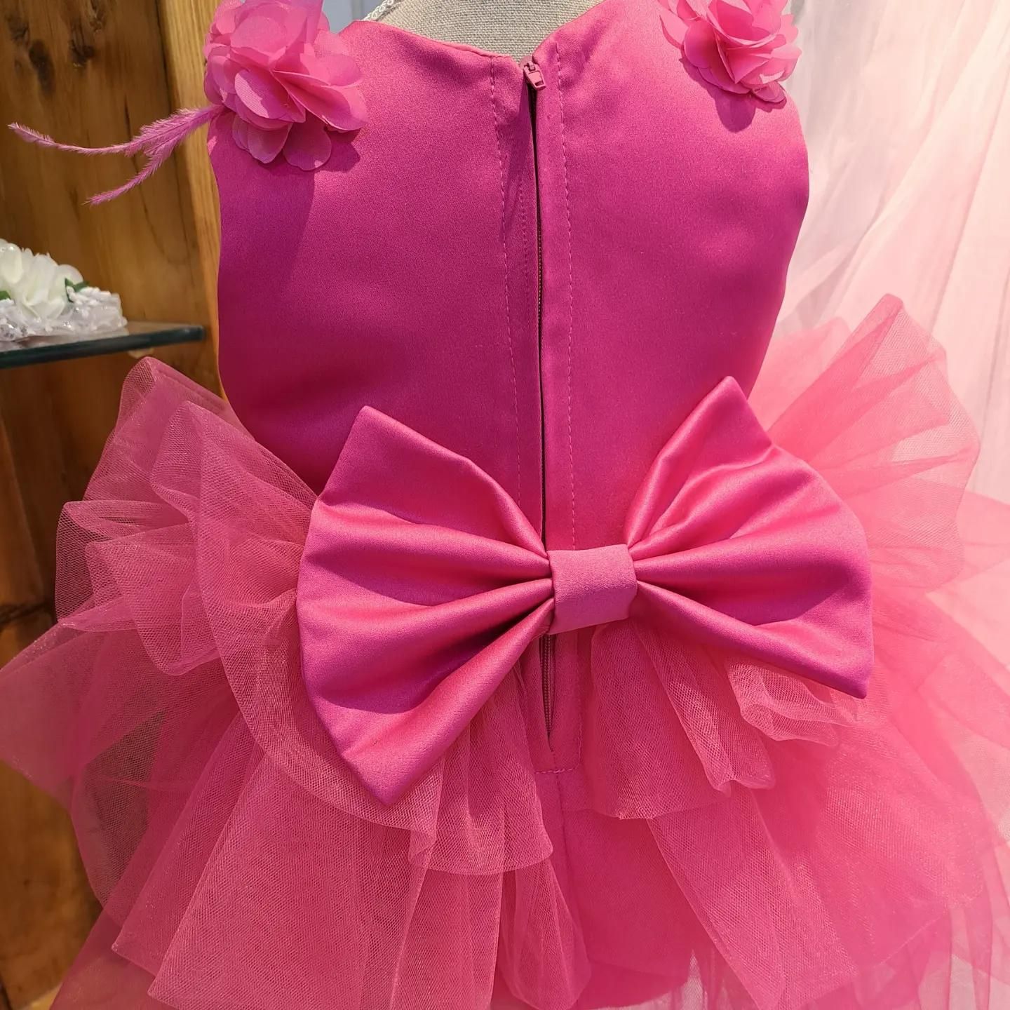 پیراهن طبقه ای تور دار مجلسی عروس|کفش و لباس بچه|کرمانشاه, |دیوار