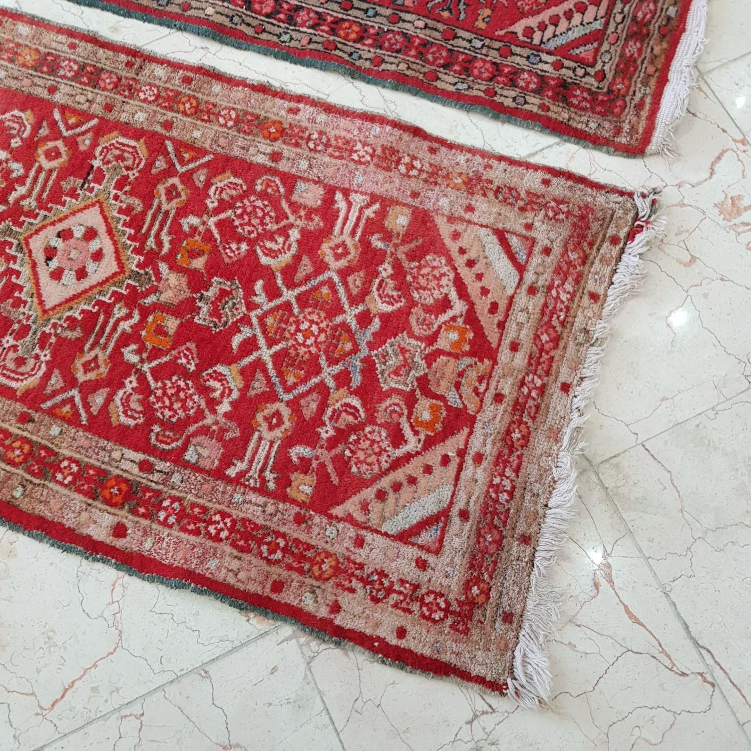 فرش دستباف قدیمی و آنتیک کناره ۱ در ۱.۳۵|فرش|ری, |دیوار