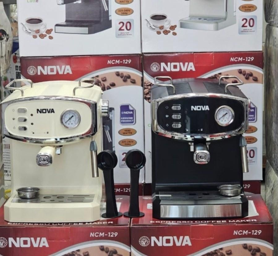 اسپرسو نیمه صنعتی NovAآمپردار25بار واقعی پمپ خارجی|سماور، چای‌ساز، قهوه‌ساز|یزد, |دیوار