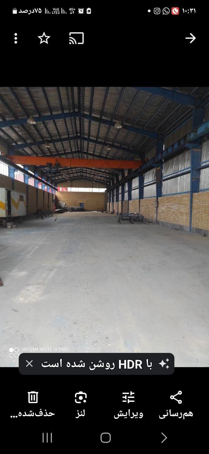 اجاره سوله،کارخانه،جرثقیل دار،کاربری شیمیایی وفلزی|اجارهٔ دفتر صنعتی، کشاورزی، تجاری|شهرضا, |دیوار