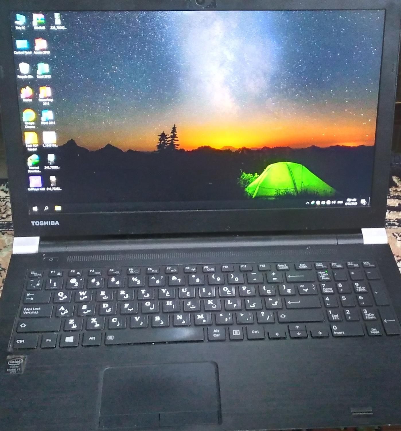 لپ تاپ توشیبا windows10|رایانه همراه|رشت, نیروی دریایی|دیوار