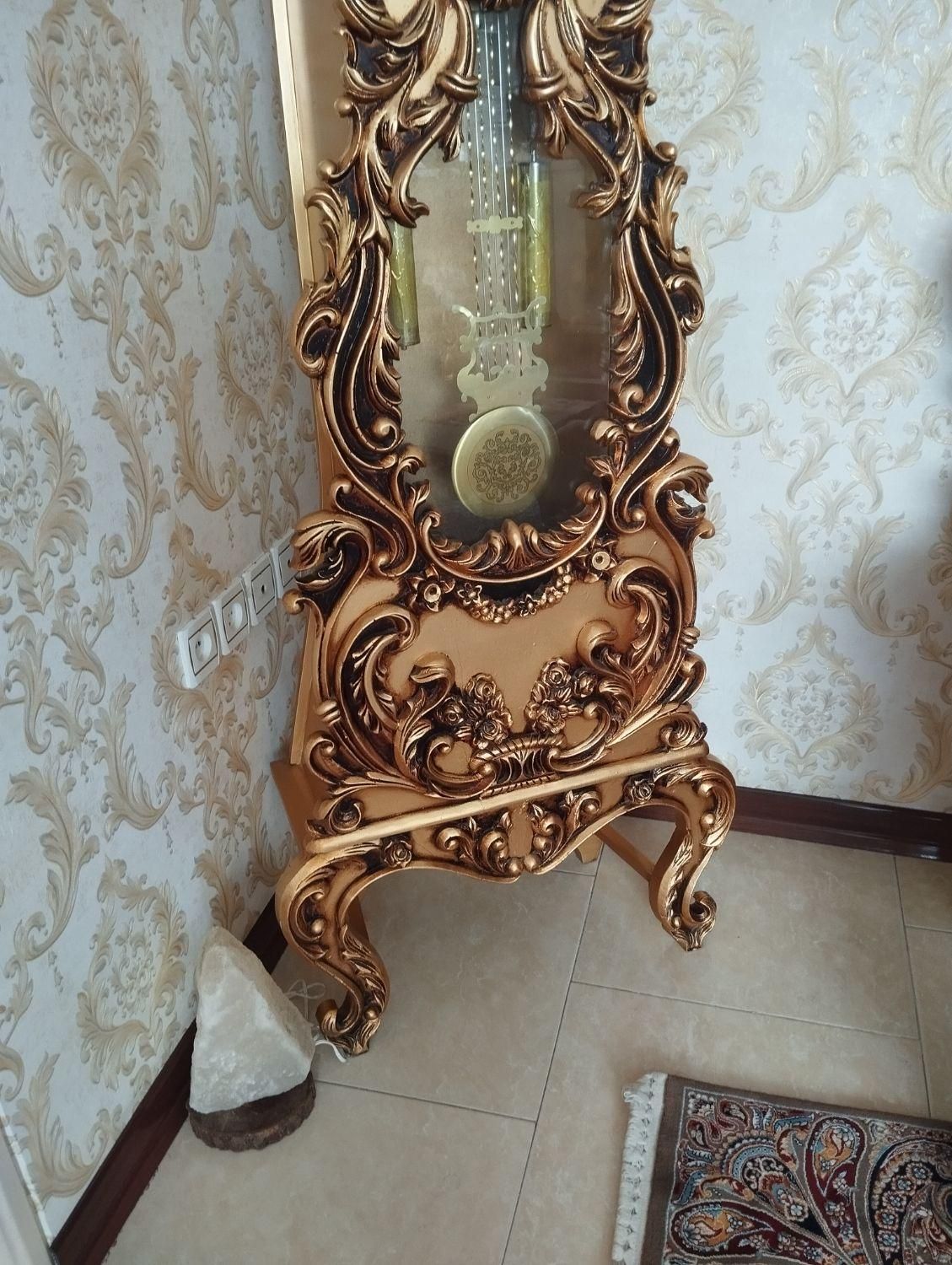 ساعت ایستاده طلایی|ساعت دیواری و تزئینی|نظرآباد, نظرآباد|دیوار