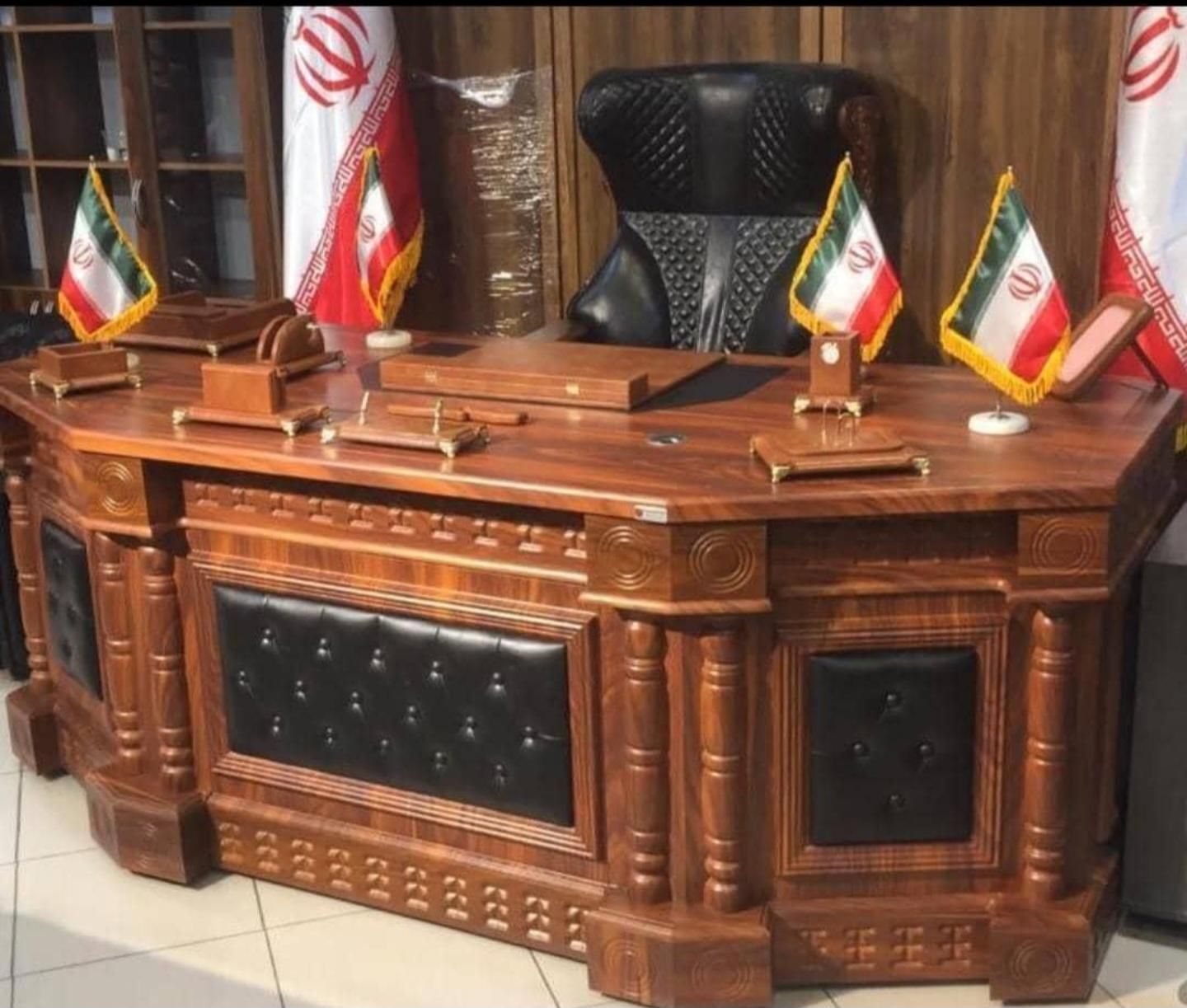 صندلی محصلی،دیزاین حرفه ای اتاق مدیریت،میزمبلمان۱|دفتر کار|کاشان, قطب راوندی|دیوار