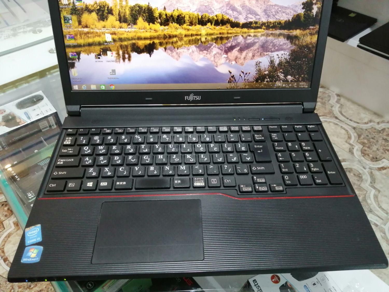 لپتاپ فوجیتسو core i5 رم8 هارد500 صفحهFHD|رایانه همراه|سراوان, |دیوار