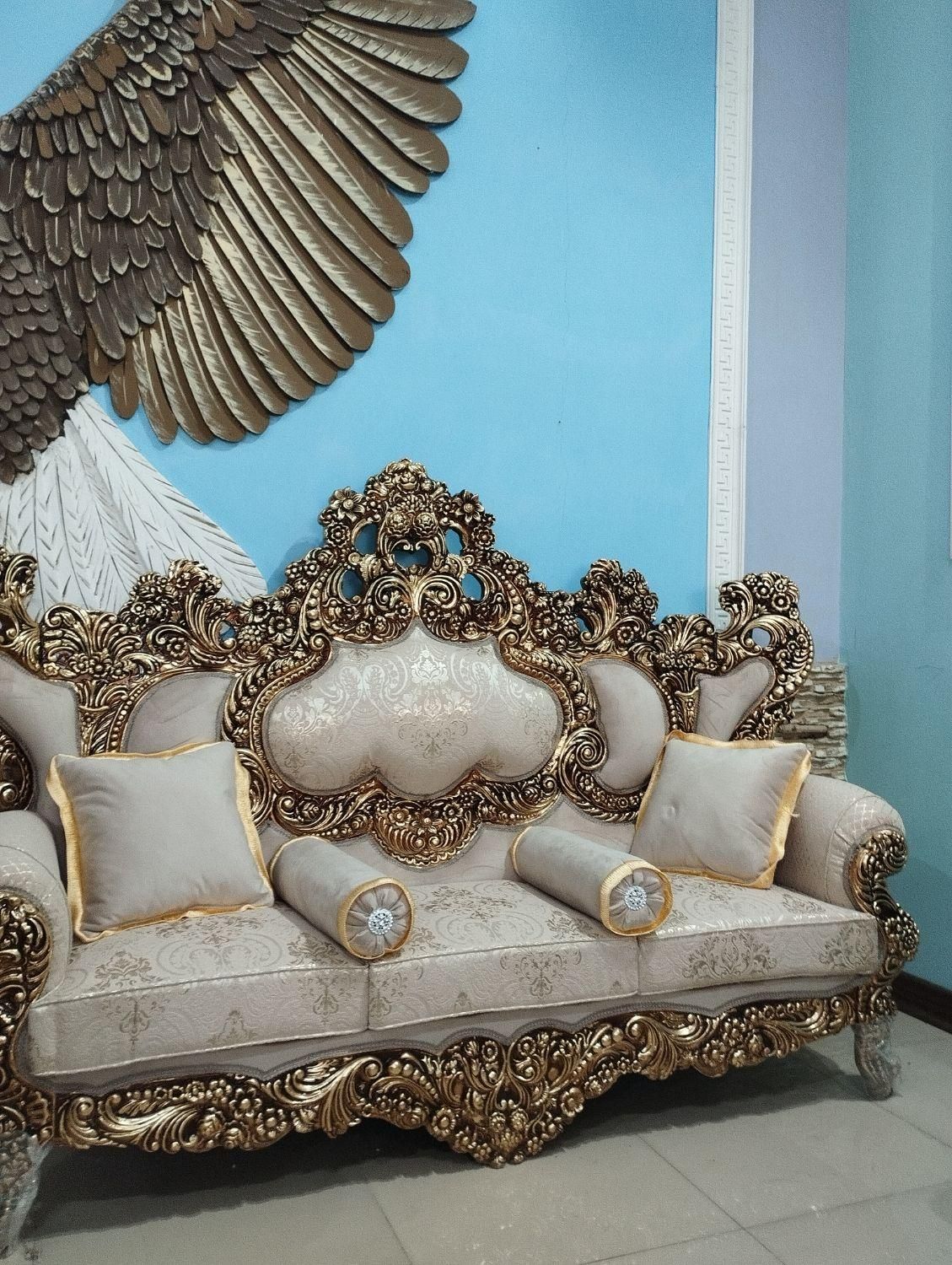 مبل سلطنتی|مبلمان خانگی و میز عسلی|اسلام‌‌آباد غرب, |دیوار