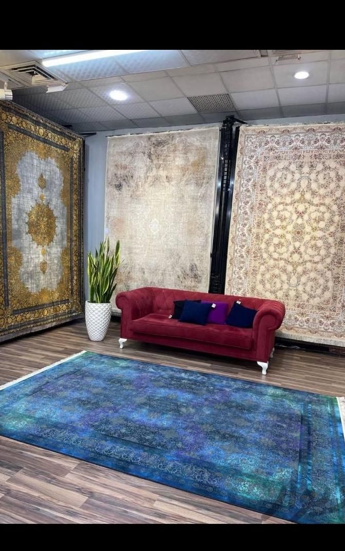 فرش دستباف گونه سبک ابریشم گل زنده ۱۰۰رنگ|فرش|اهواز, پادادشهر|دیوار