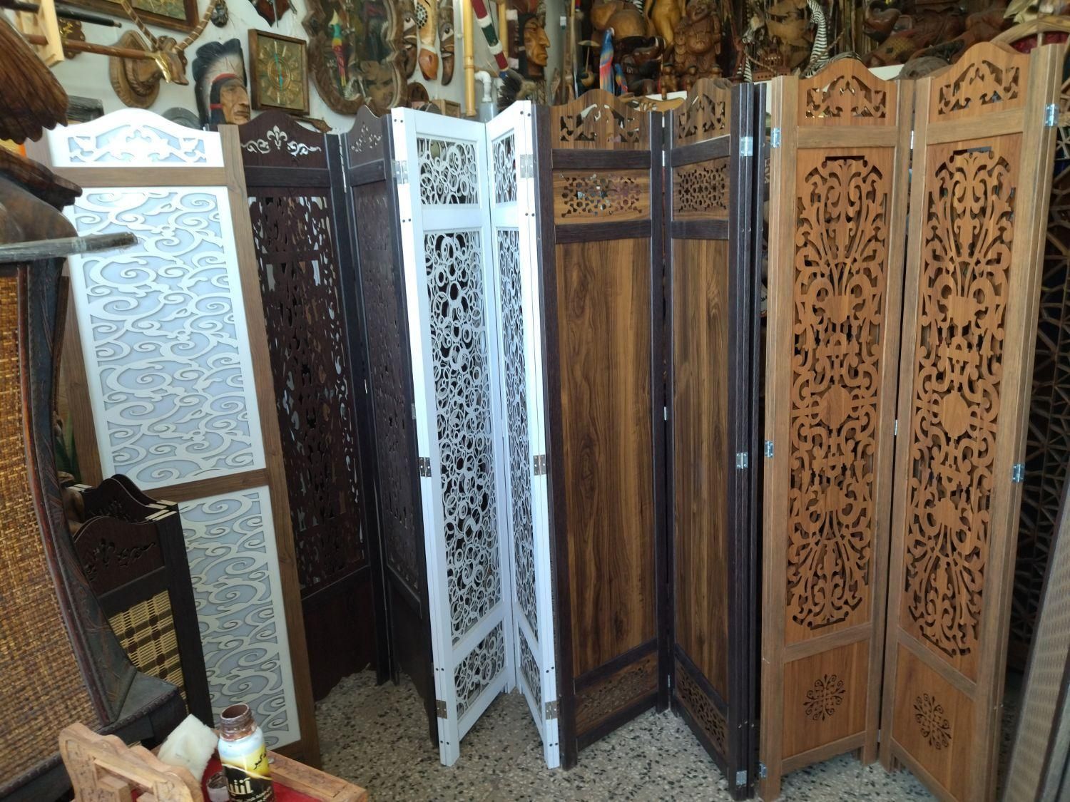 پاراوان (پارتیشن) ۴لنگه پاروان هندی|صنایع دستی و سایر لوازم تزئینی|تبریز, |دیوار
