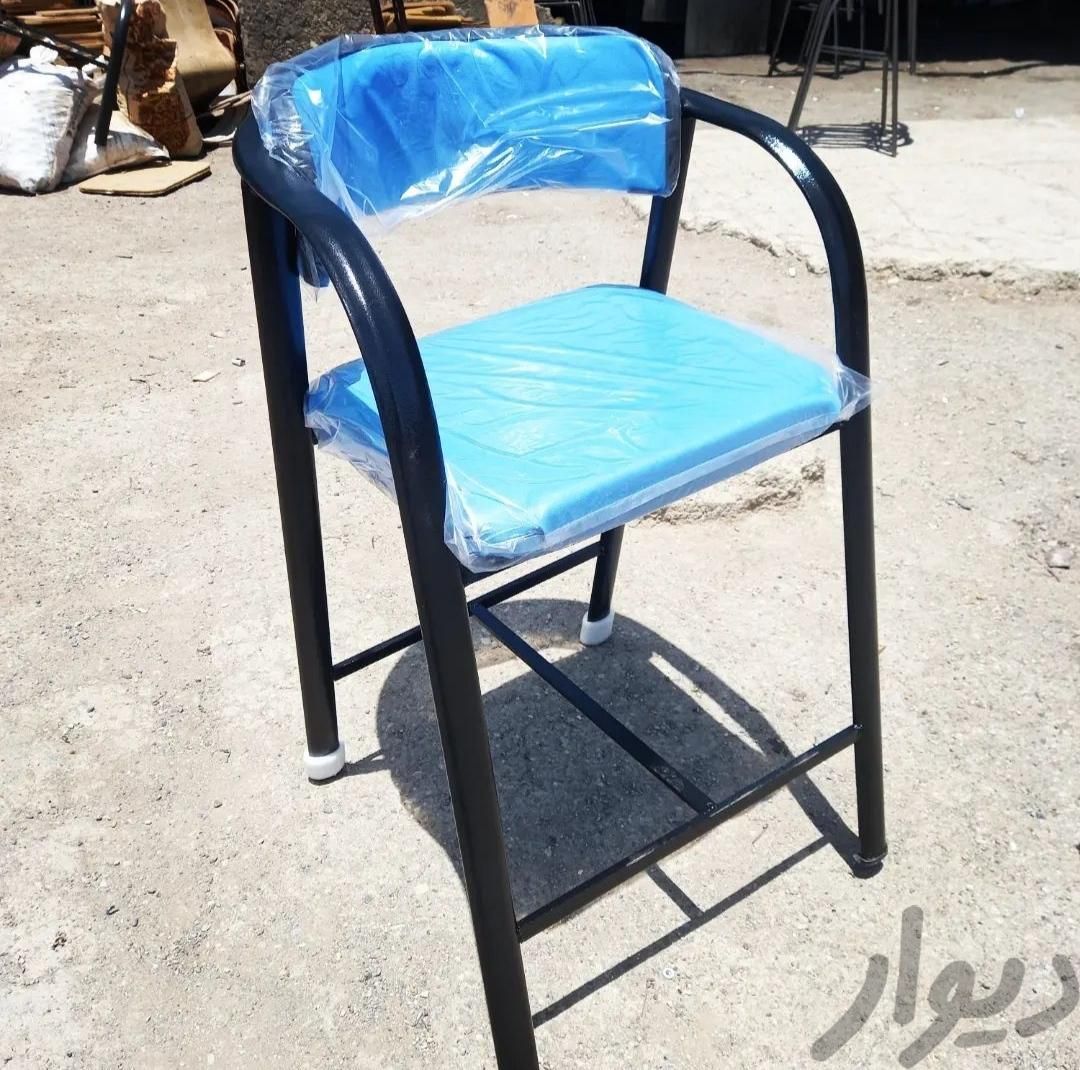 صندلی انتظار فلزی پایه بلند اپن اوپن کانتر نردبان|صندلی و نیمکت|تهران, حسن‌آباد باقرفر|دیوار