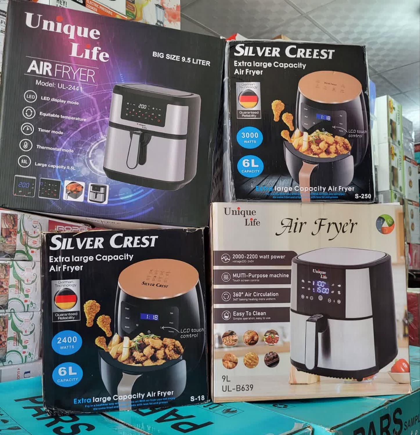 سرخ کن بدون روغن 9نیم لیتری یونیک سرخکن آلمانی|اجاق گاز و لوازم برقی پختوپز|یزد, |دیوار