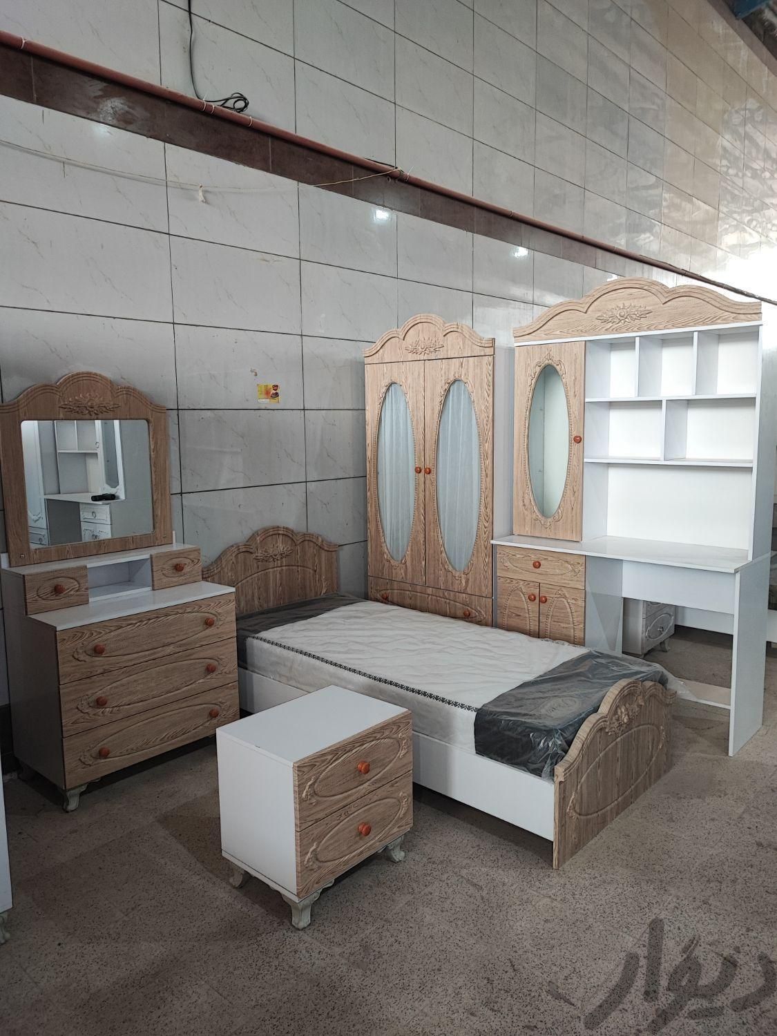 سرویس خواب اتاق کودک نوجوان و جوان سیسمونی تپل مپل|تخت و سرویس خواب|مشهد, سپاد|دیوار