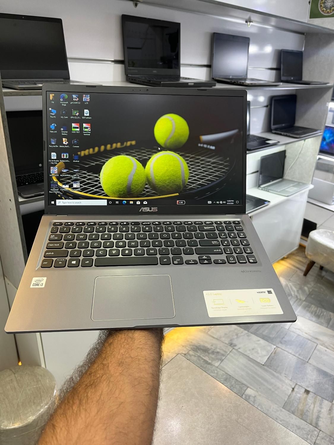 لپ تاپ asus نسل ۱۰ تمیز در حد آکبند|رایانه همراه|همدان, |دیوار