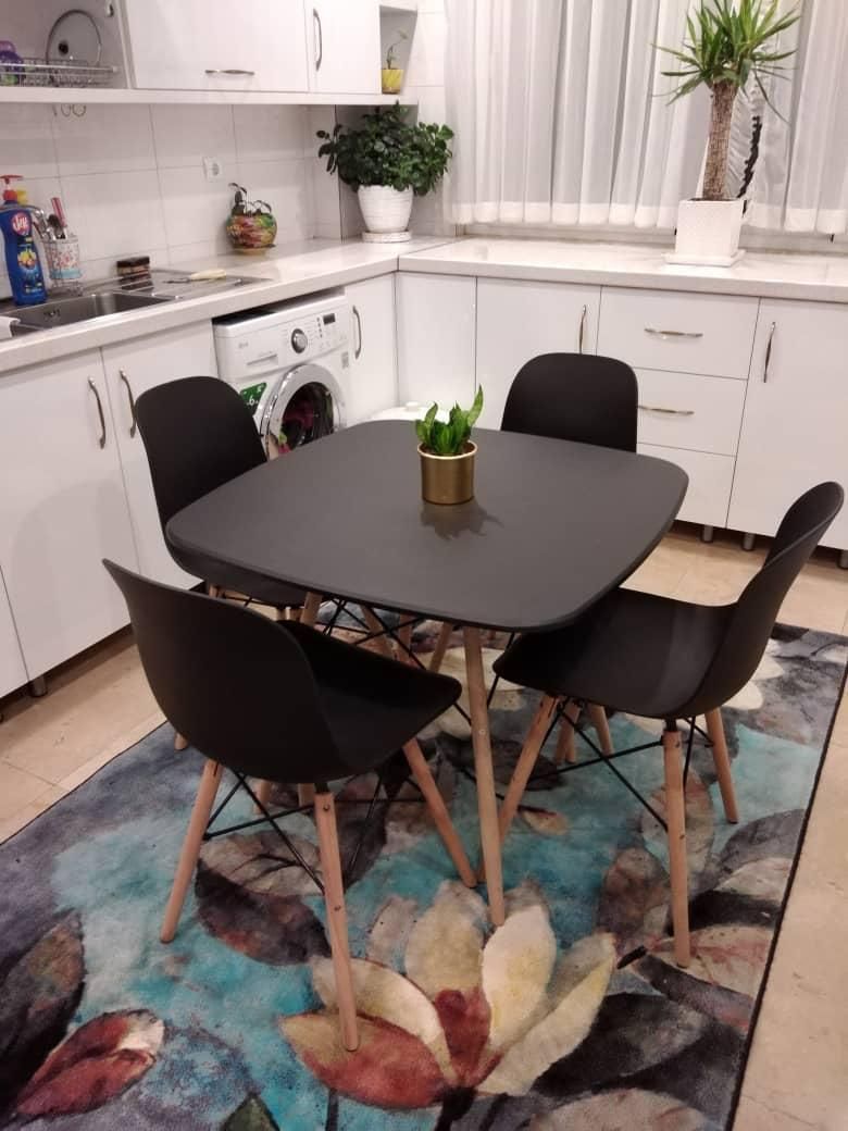 میز ناهارخوری مربع فایبر نهارخوری ضدخش|میز و صندلی غذاخوری|کرمانشاه, |دیوار