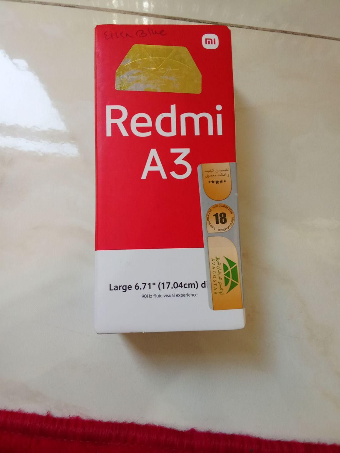 شیائومی redmi a3 با حافظهٔ ۱۲۸ گیگابایت|موبایل|اصفهان, قائمیه|دیوار