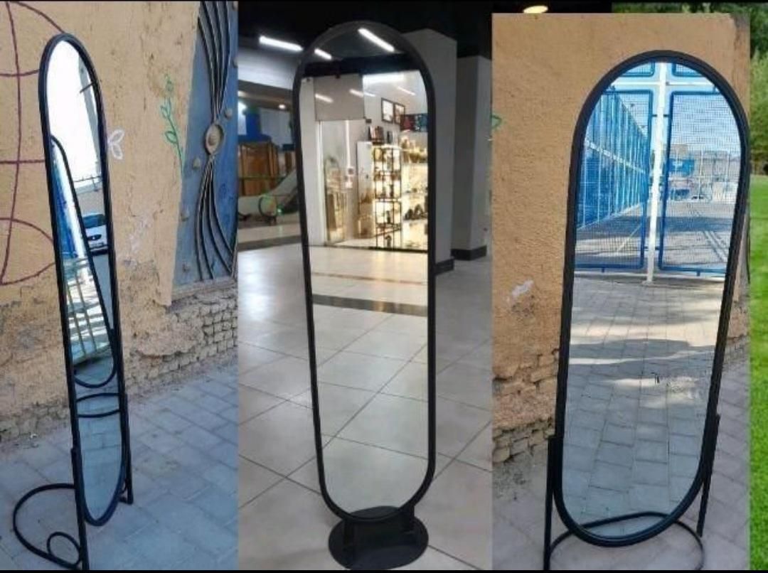 آینه قدی طرح کپسولی پایه دار|آینه|مشهد, فرهنگ|دیوار