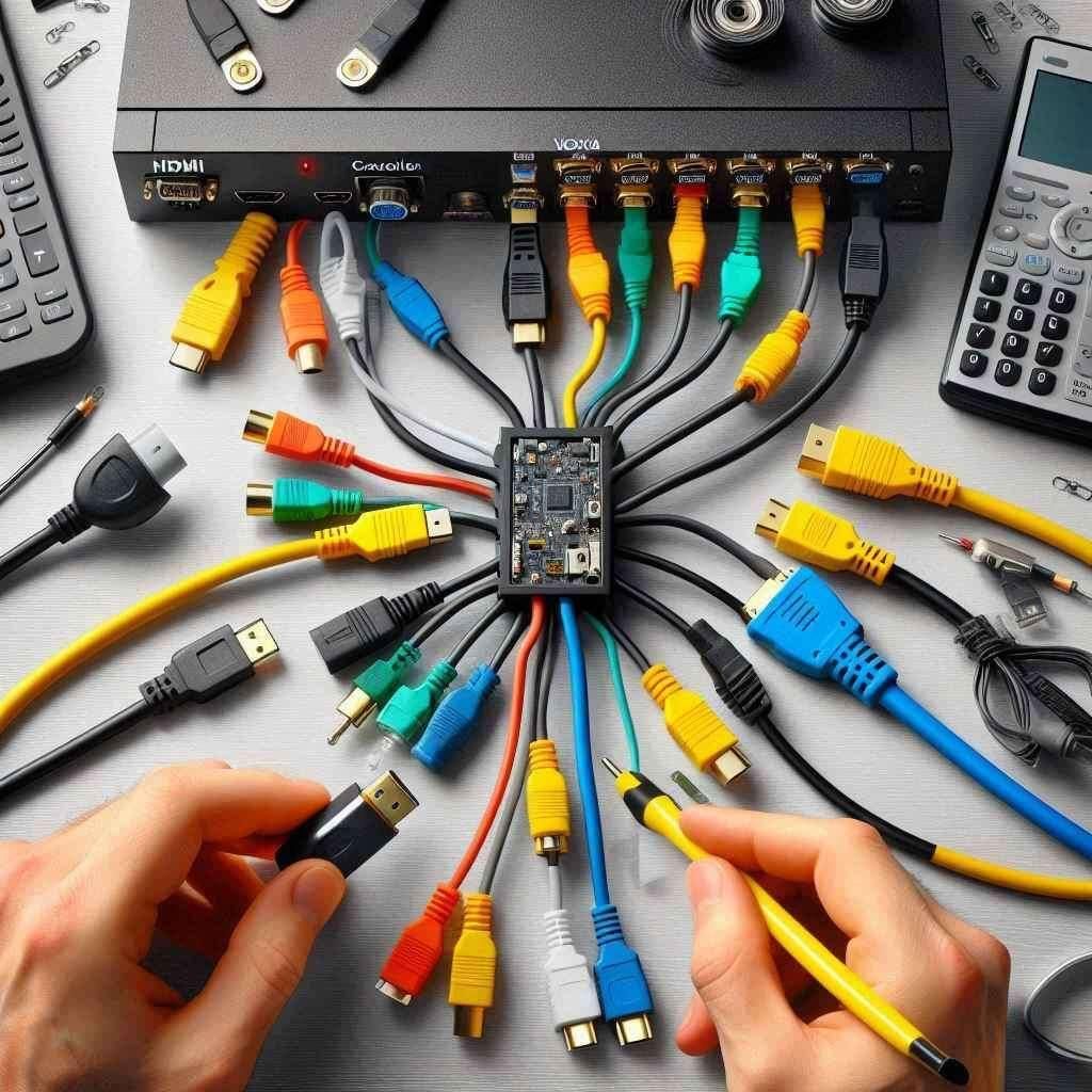 انواع کابل تلفن، دوربین ، شبکه HDMI،VGA،USB|قطعات و لوازم جانبی رایانه|پردیس, |دیوار