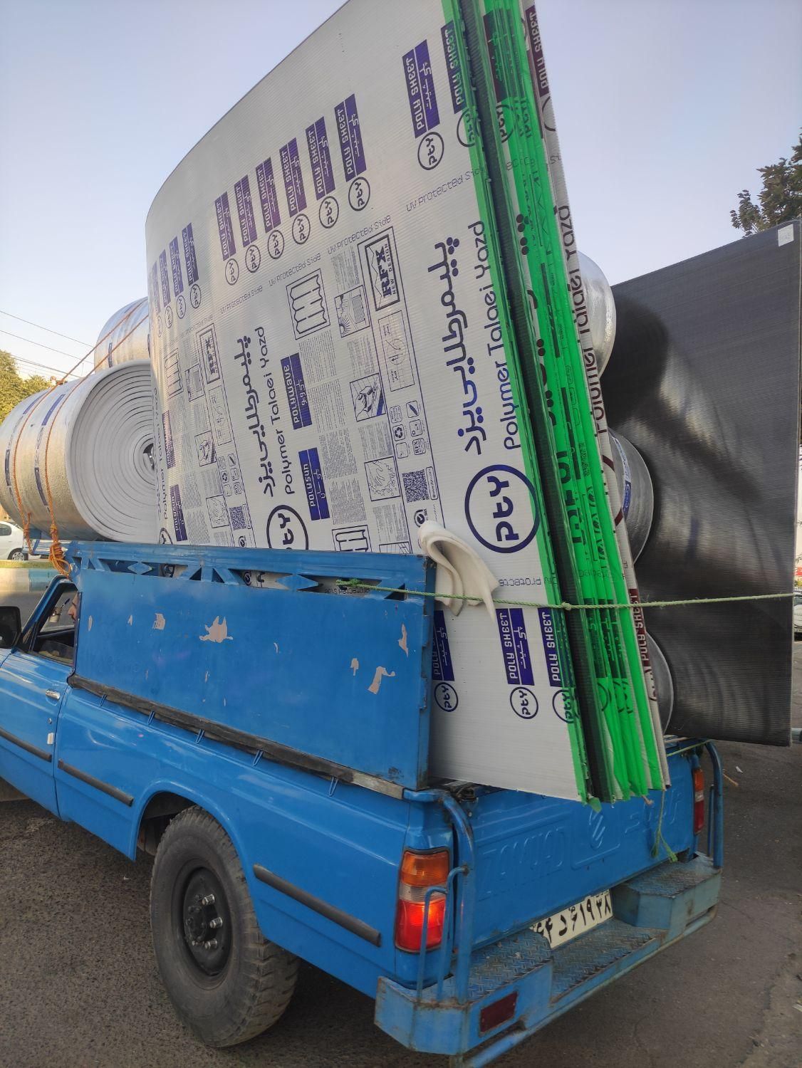 پلی کربنات فایبرگلاس طلق شیروانی کارتن پلاست|عمده‌فروشی|هشتگرد, |دیوار