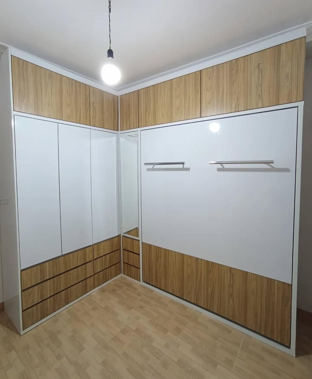 تخت دو طبقه تاشو مناسب دونفره ذخیره سازی فضا کمجا|تخت و سرویس خواب|تهران, یافت آباد جنوبی|دیوار