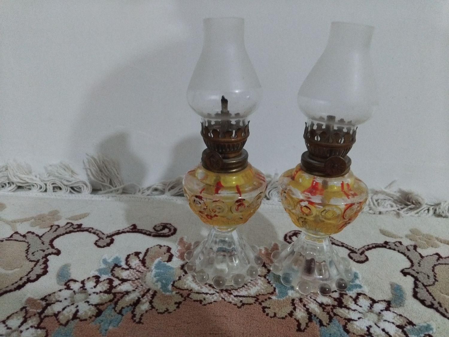 چراغ نفتی قدیمی|صنایع دستی و سایر لوازم تزئینی|بومهن, |دیوار