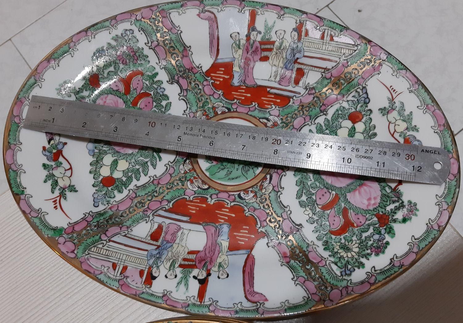 بشقاب و دیس گل مرغی اصلی  کار چین|ظروف سرو و پذیرایی|کرج, فاز ۴ مهرشهر|دیوار