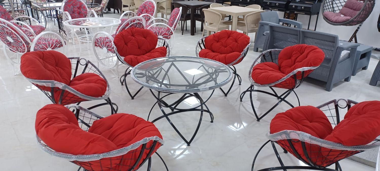 صندلی باغی/مبل/باغی/میز/فلزی|صندلی و نیمکت|چهارباغ, |دیوار