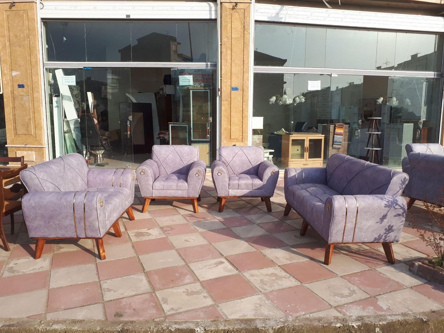 مبل راحتی استیل نیمه استیل|مبلمان خانگی و میز عسلی|بندر انزلی, کلیور|دیوار