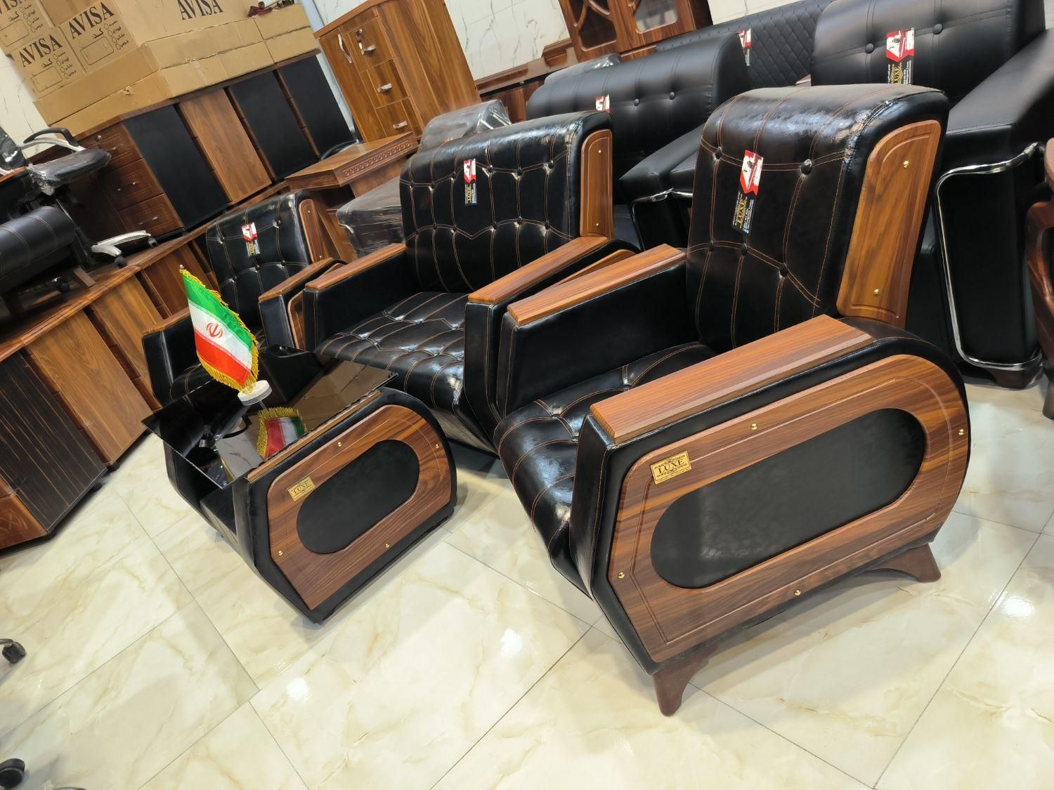 ست نیم ست میز صندلی مدیریت مبلمان اداری۸ مبل نیمست|صندلی و نیمکت|ارومیه, |دیوار