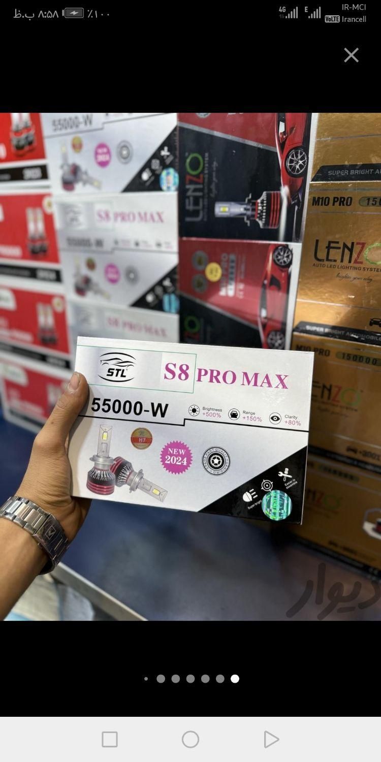 هدلایت لنزو آینه بغل تاشو برقی|قطعات یدکی و لوازم جانبی|رشت, دروازه لاکان|دیوار