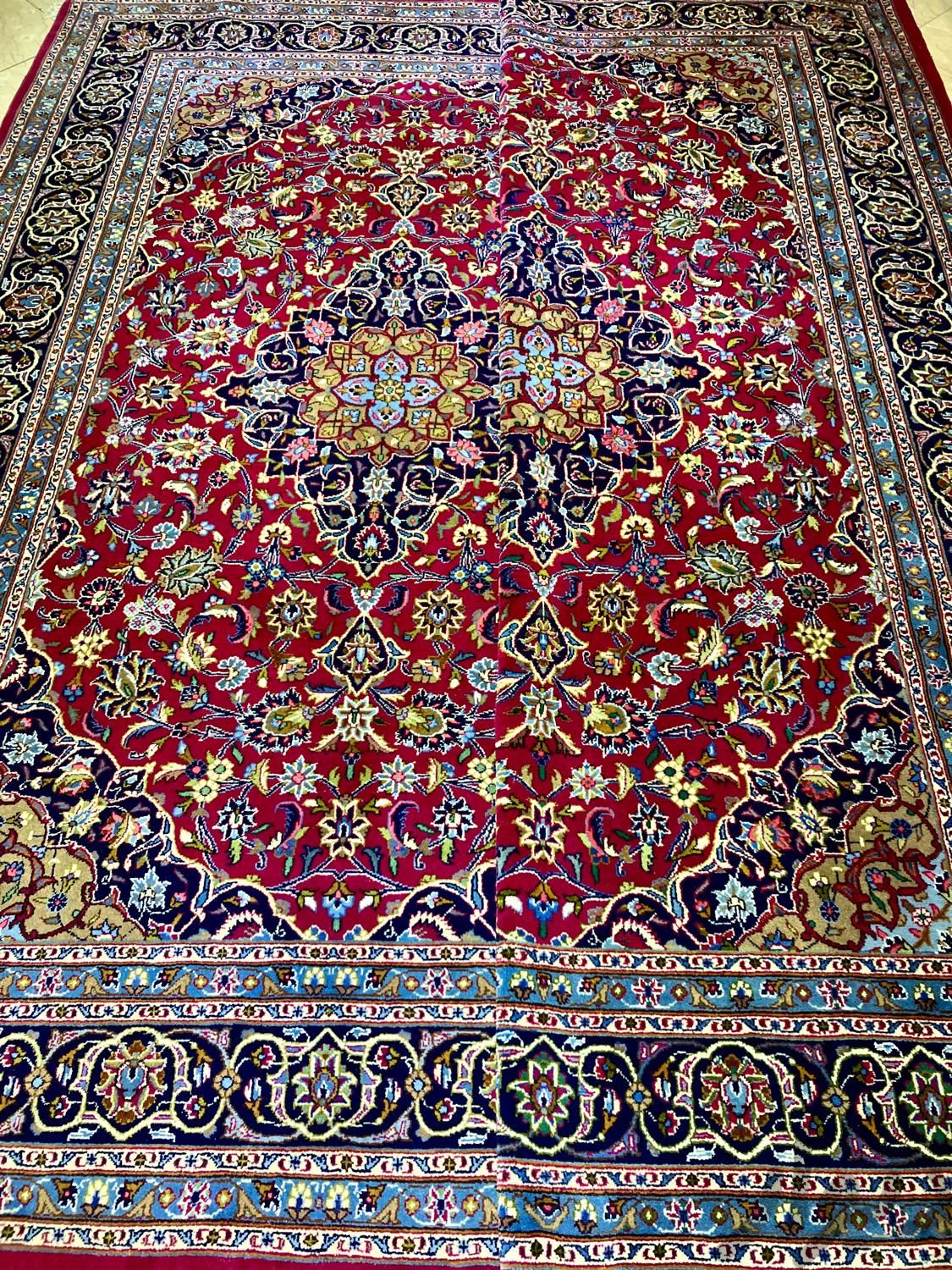 فرش دستباف جفت ۶ متری کاشمر دستبافت سینا|جاکفشی، کمد و دراور|تهران, مولوی|دیوار