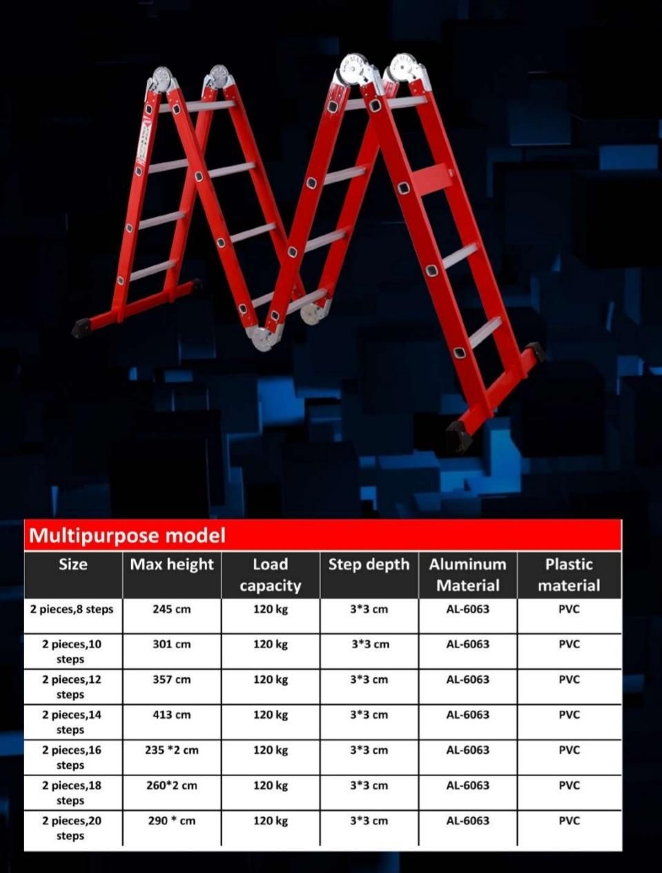 نردبان ریلی،نردبان مخابراتی،نردبان کشویی،نردبان|ابزارآلات|تهران, مولوی|دیوار