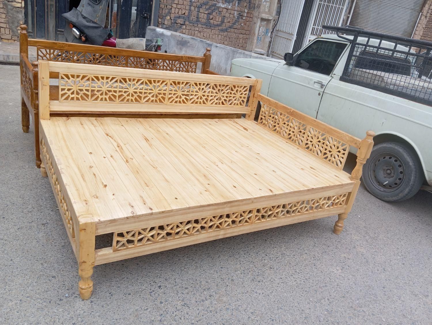 تخت سنتی 2205|مبلمان خانگی و میز عسلی|قم, قلعه صدری|دیوار